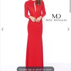 Mac Duggal mermaid style dress style#62908M